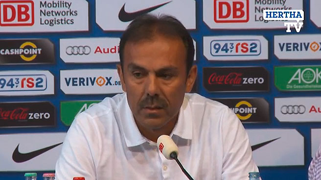 Pressekonferenz vor dem Spiel in Wolfsburg