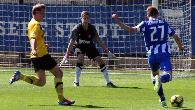 U15-Junioren gegen Dresden in Torlaune