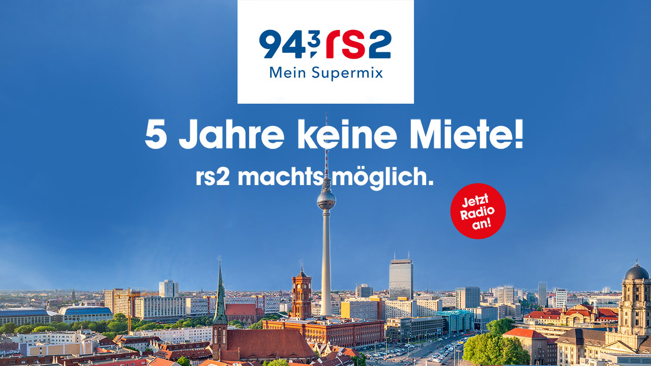 5 Jahre keine Miete! – rs2 macht's möglich.
