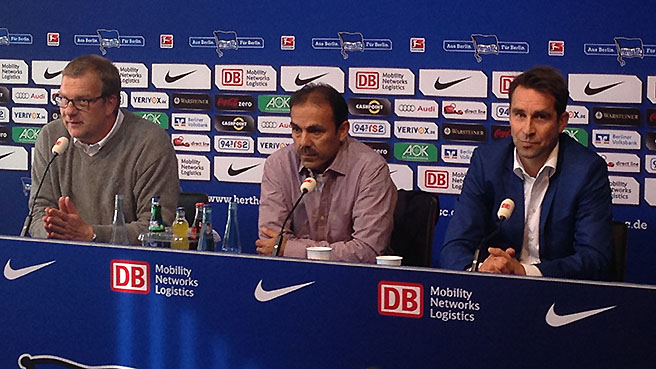 Pressekonferenz vor dem Spiel in München