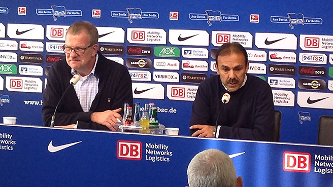 Pressekonferenz vor dem Spiel gegen Gelsenkirchen