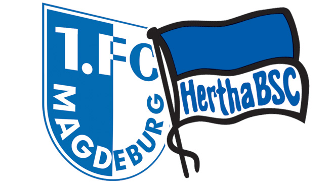Herthas U23 am Freitagabend in Magdeburg