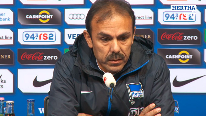Pressekonferenz vor dem Spiel in Braunschweig
