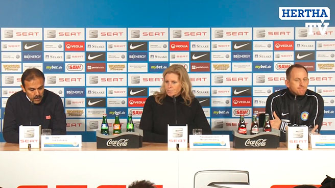 Pressekonferenz nach dem Spiel in Braunschweig