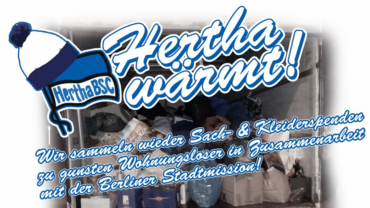 Macht mit bei 'Hertha wärmt'!
