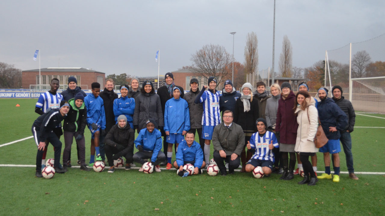 Hertha BSC empfängt estnische Delegation