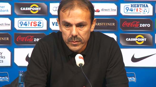 Pressekonferenz vor dem Spiel in Dortmund
