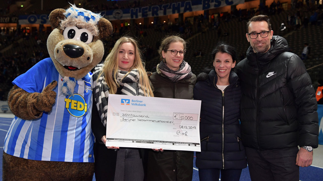 Hertha BSC kooperiert mit dem Berliner Hebammenverband