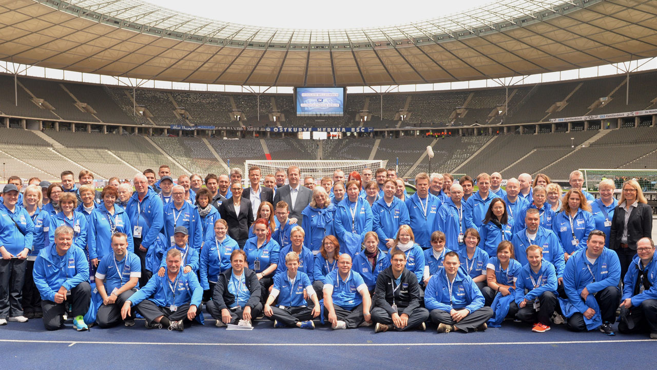 Werde Volunteer bei Hertha BSC!