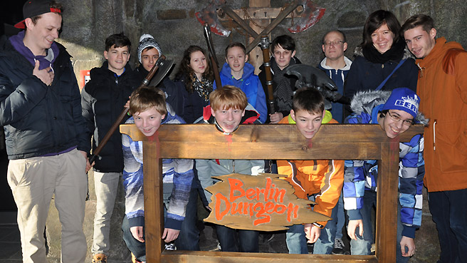 Team U18 und Kids-Club besuchten das Berlin Dungeon
