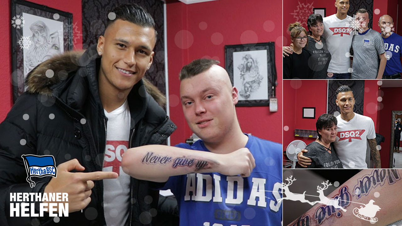 Herthaner helfen: #nevergiveupjustin
