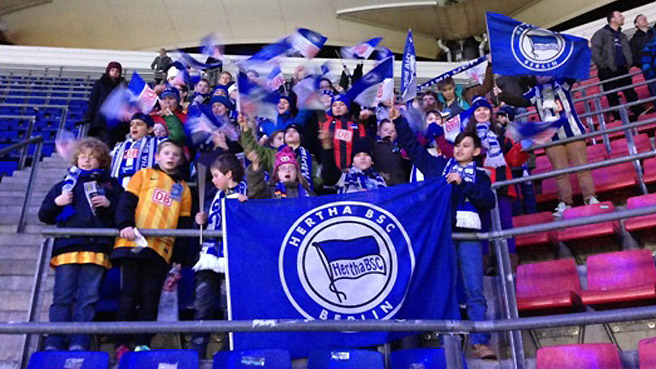 Herthas Kids-Club zu Besuch in Hamburg