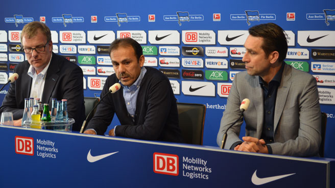 Pressekonferenz vor dem Spiel in M'gladbach