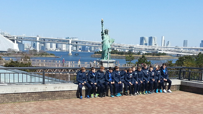 Herthas U12 mit einem Sieg nach Japan