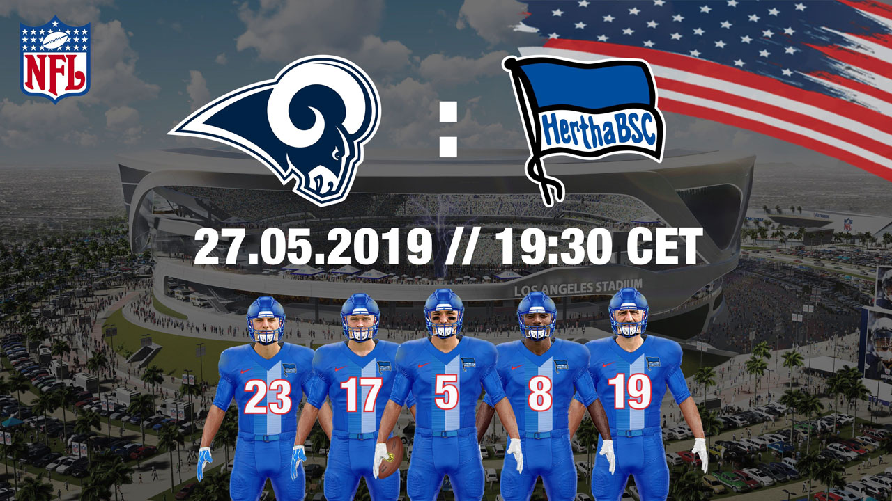 Hertha BSC testet gegen die Los Angeles Rams