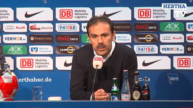 Pressekonferenz nach dem Spiel gegen den FC Bayern