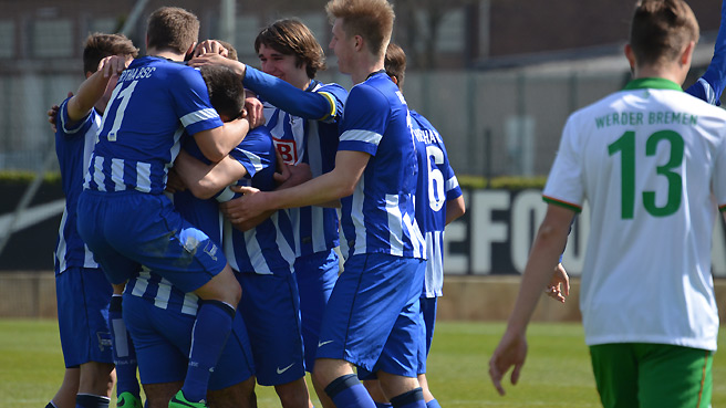 3:0-Erfolg im Spitzenspiel für Herthas U17