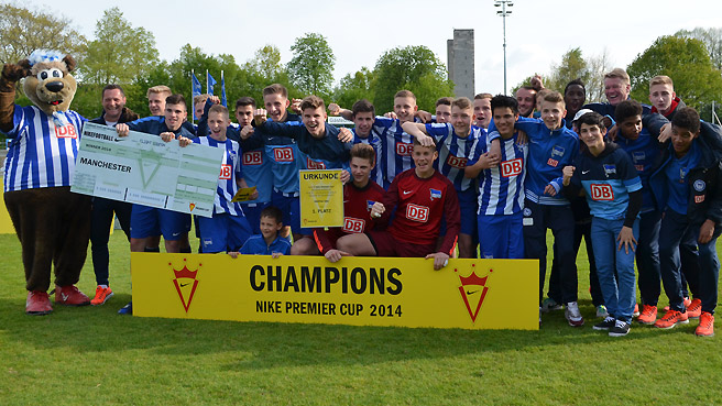Herthas U15 löst das Ticket nach Manchester