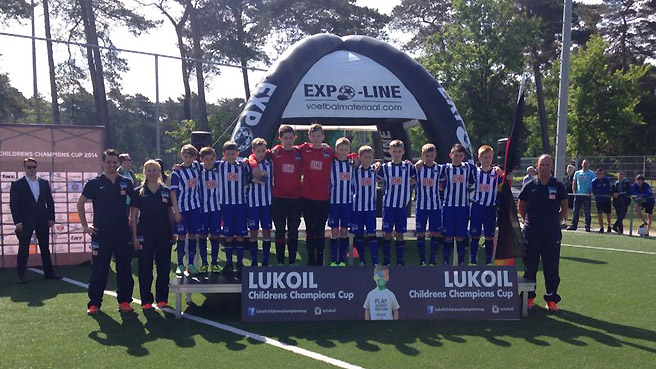 Herthas U12 holt 2. Platz in Belgien