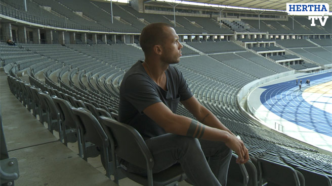 Mit John Heitinga unterwegs