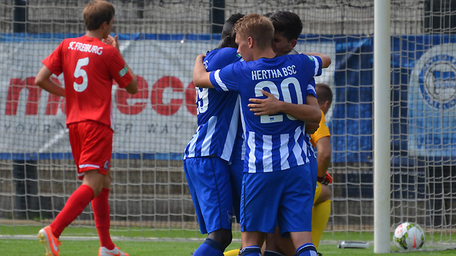 Herthas U19 besiegt den Titelverteidiger