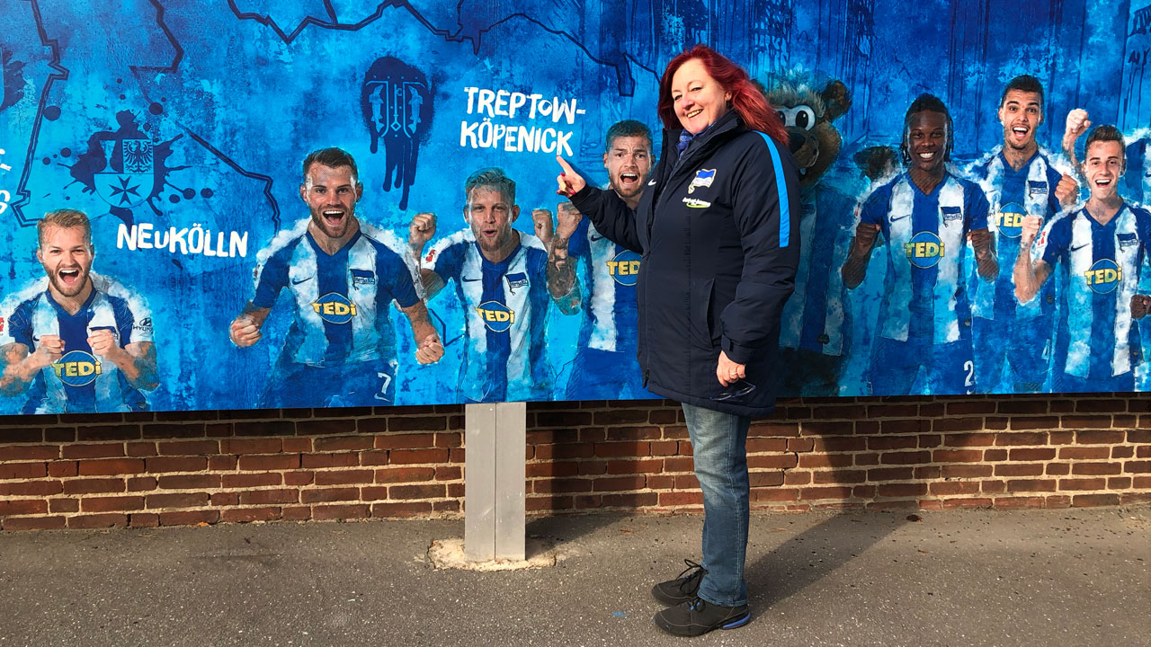 Blau-weiß in Köpenick!