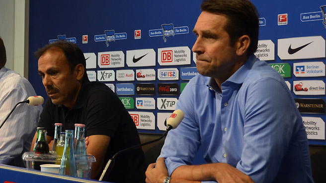 Pressekonferenz vor dem Pokal in Köln