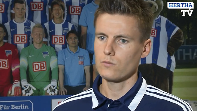 Herthas Profis bei der Regelschulung