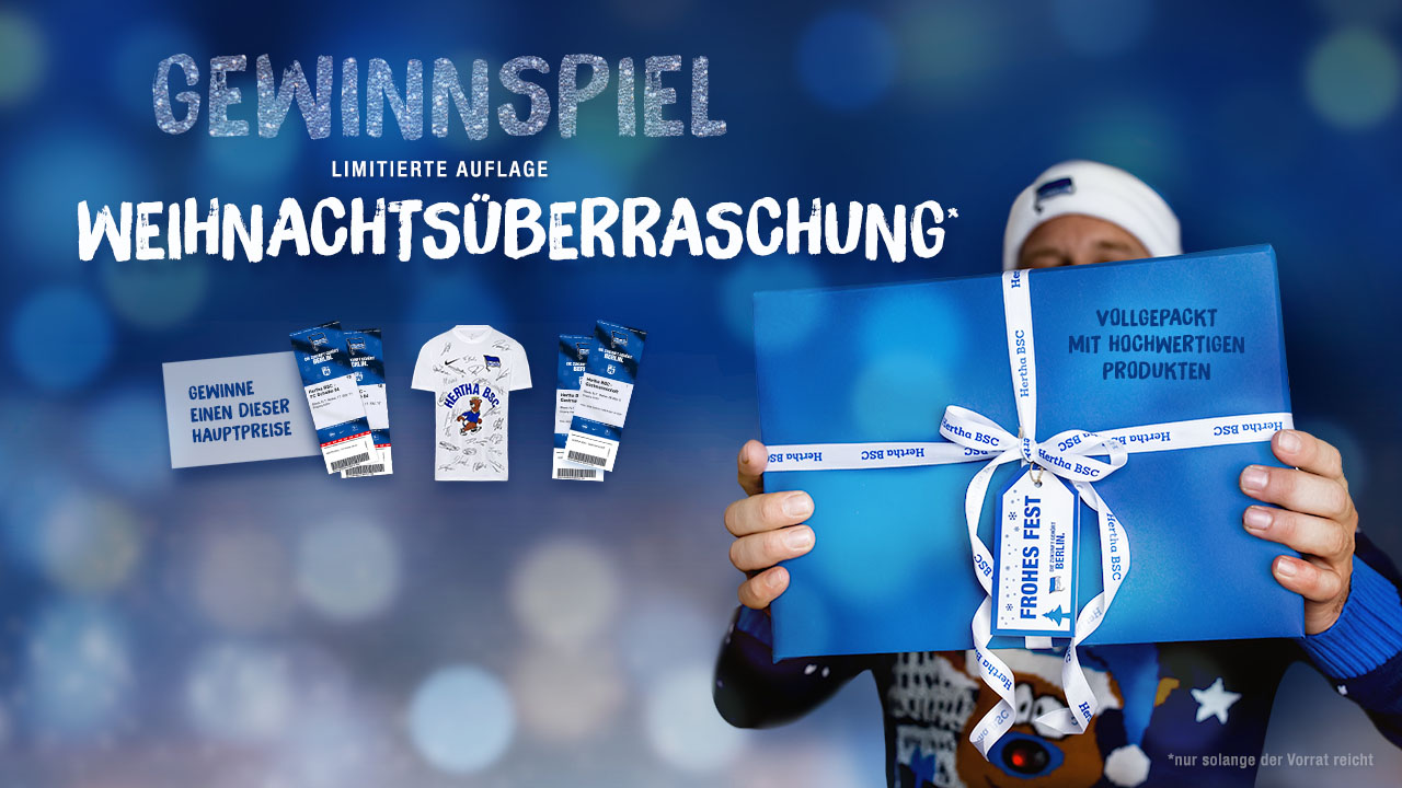 Blau-weiße Weihnachtsüberraschung!