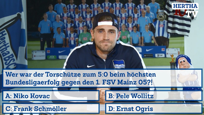 Hertha Quiz mit 'Coach Kacar'