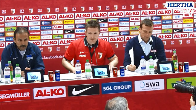 Die Pressekonferenz nach dem Spiel
