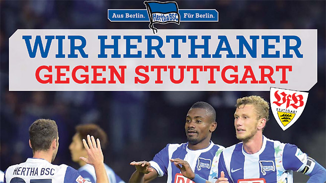 Wir Herthaner gegen Stuttgart