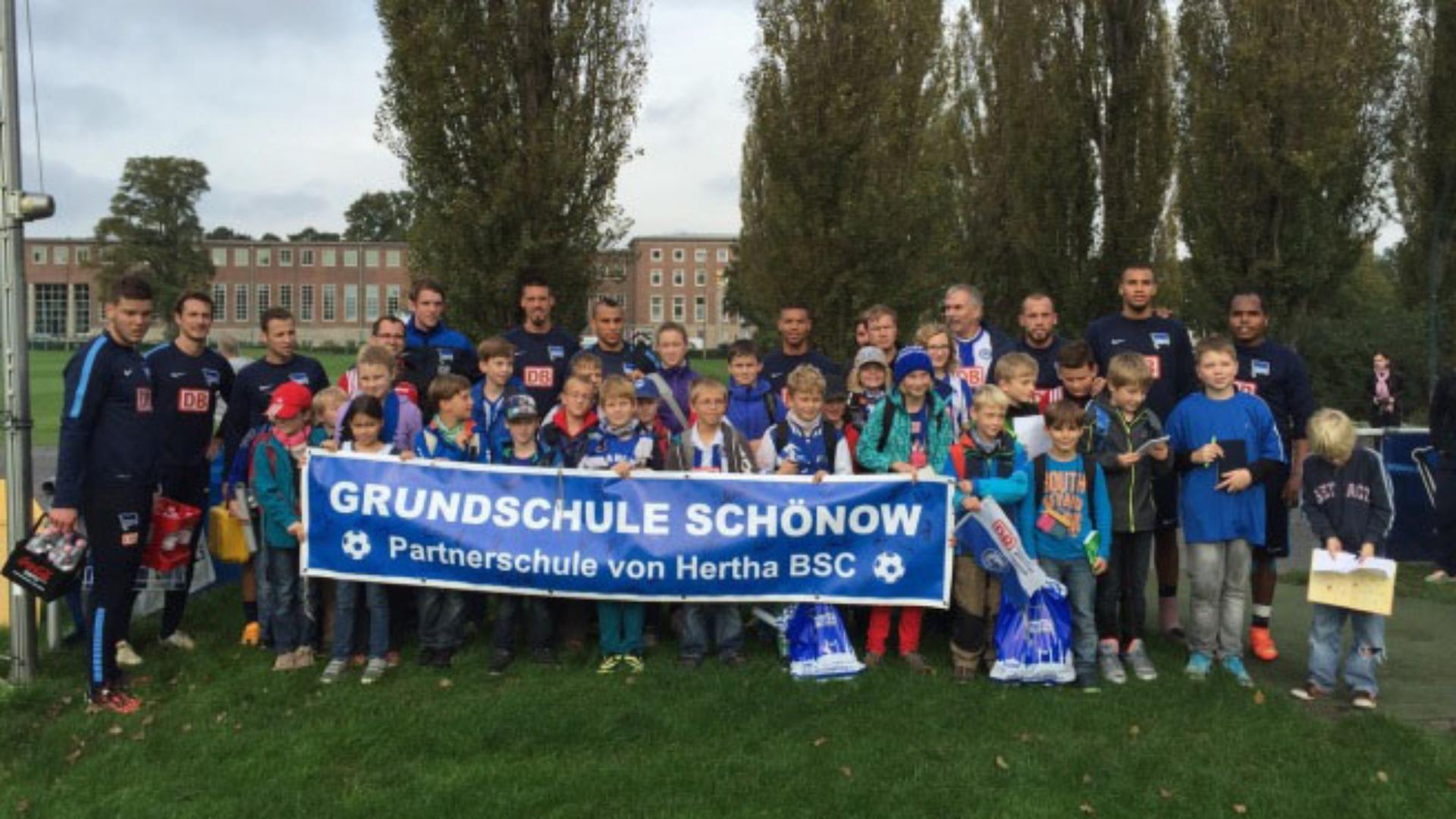 Partnerschule zu Gast bei Hertha BSC