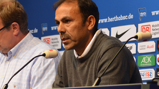 Pressekonferenz vor dem Spiel in Gelsenkirchen