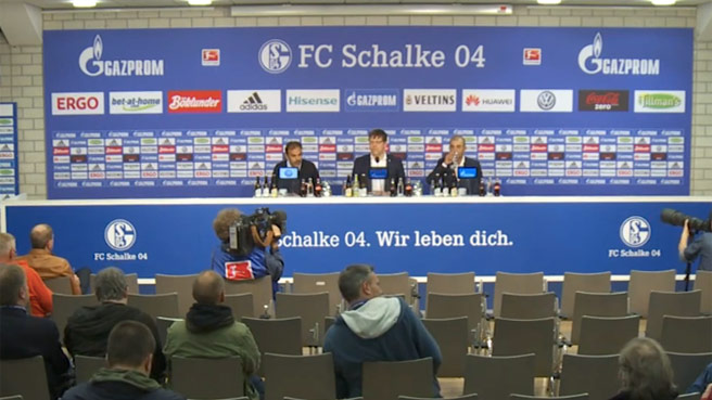 Die Pressekonferenz nach dem Spiel