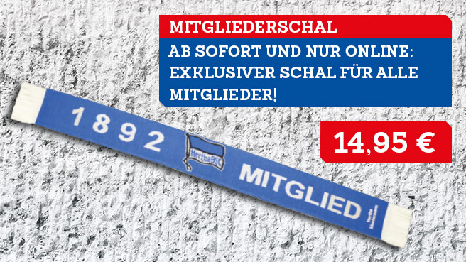Angebot: Sichert Euch den Mitgliederschal!