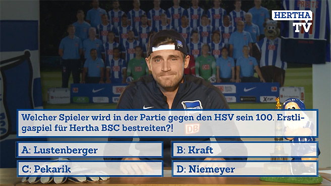 Hertha Quiz mit 'Coach Kacar'