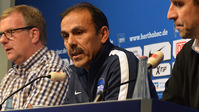 Pressekonferenz vor dem Spiel gegen Hamburg