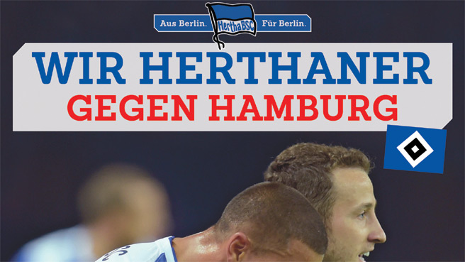 Wir Herthaner gegen Hamburg
