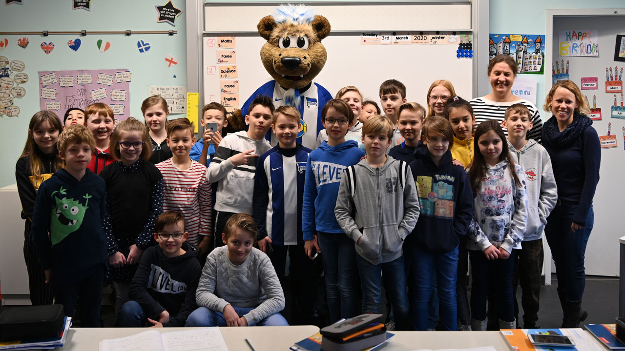 Mit Herthinho in die Grundschule!