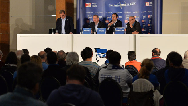 Protokoll von 'Hertha im Dialog'