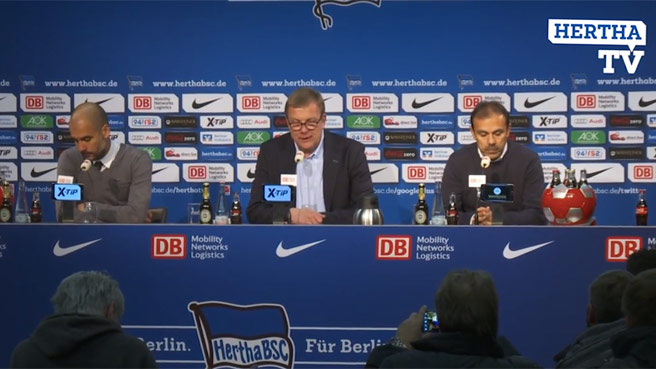 Die Pressekonferenz nach dem Bayern-Spiel