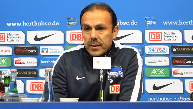 Pressekonferenz vor dem Spiel gegen Dortmund