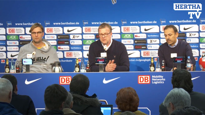Pressekonferenz nach dem Dortmund-Spiel