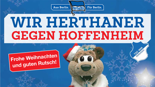 Wir Herthaner gegen Hoffenheim