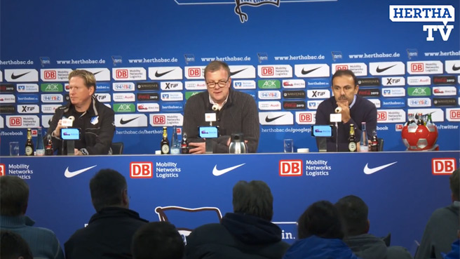 Pressekonferenz nach dem Spiel gegen Hoffenheim