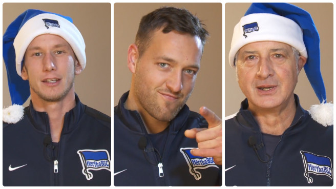 Hertha BSC wünscht frohe Weihnachten!