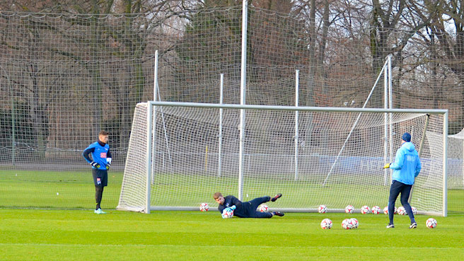 Viererkette – Trainingspremieren