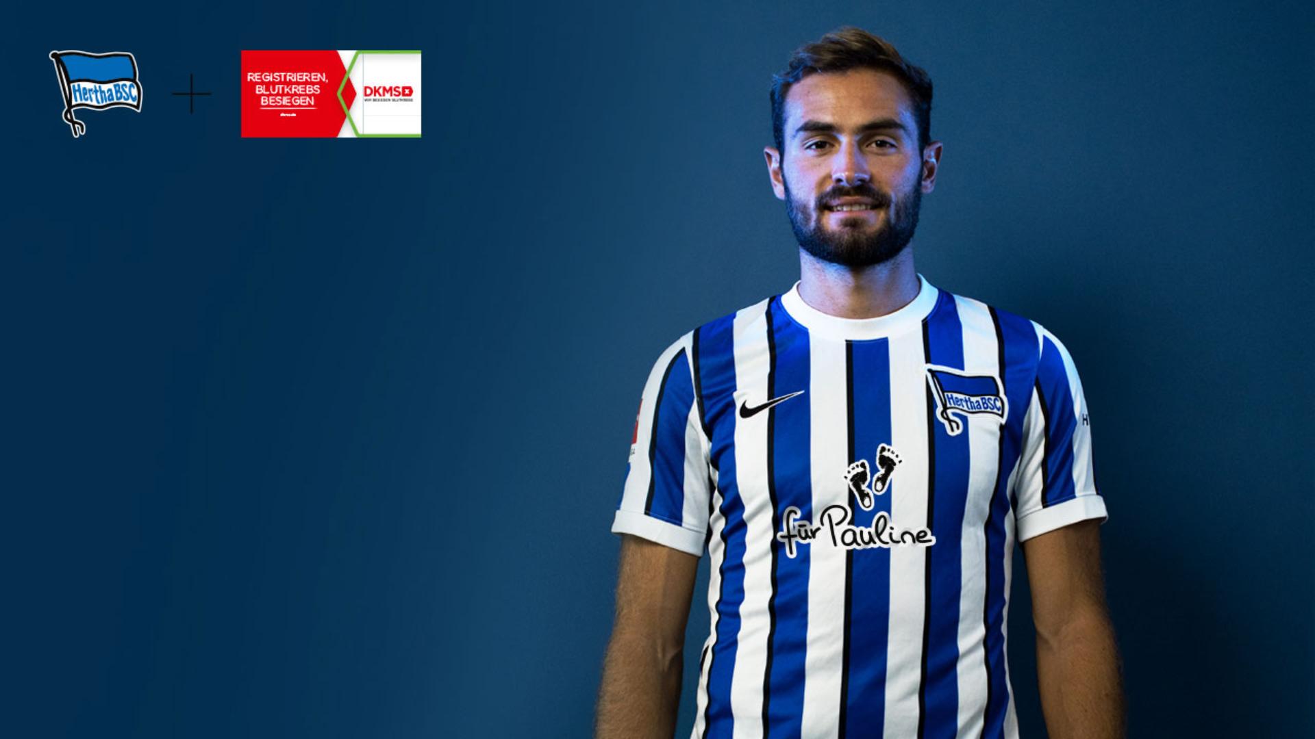 'für Pauline' - besonderer Schriftzug auf dem Trikot