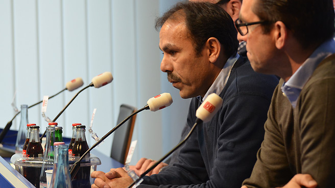Pressekonferenz vor dem Spiel gegen Leverkusen